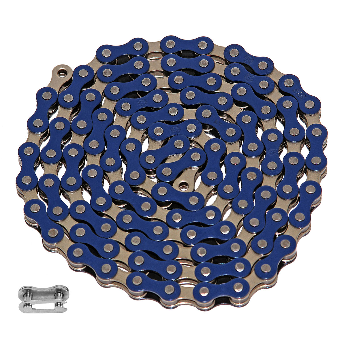 YBN Chain 1/2x1/8x112 1/Speed Blue/Chrome.